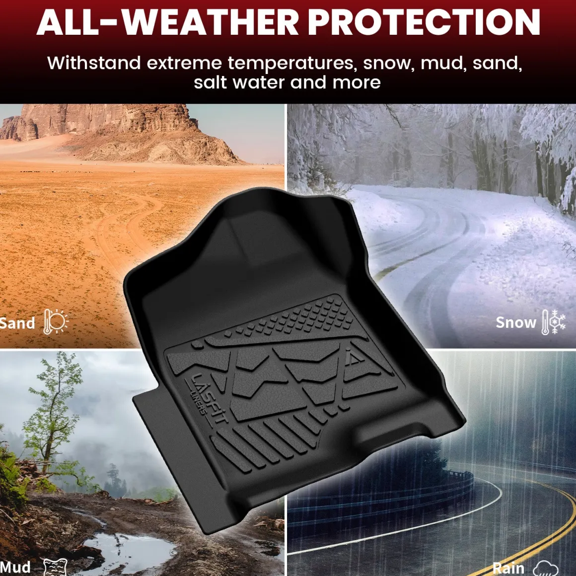 Fit for 1999-2006 GMC Sierra 1500 Floor Mats, Fit Without 4*4 Shifter Only