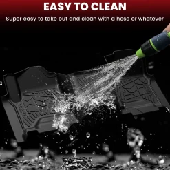 Fit for 2014-2018 GMC Sierra 1500 Floor Mats, Fit Carpet Floor & Without 4*4 Shifter Only