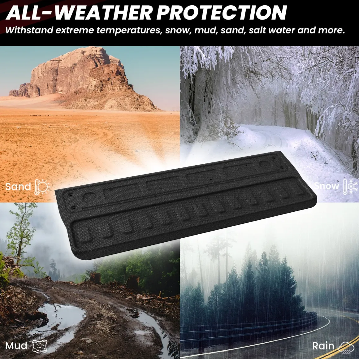 Fit for 2020-2026 GMC Sierra 2500HD 3500HD 6.8FT Bed Mat or Tailgate Mat, Not for 5th Wheel Package