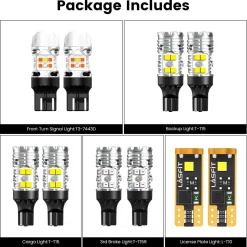 Fit for 2016-2018 GMC Sierra 1500 LED Bulbs Upgrade | Tested and Verified