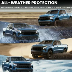 Fit for 2020-2026 GMC Sierra or Sierra Denali 2500HD 3500HD Floor Mats, Fit Carpet Floor Only
