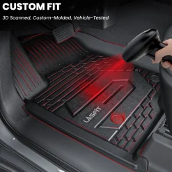 Fit for 2020-2026 GMC Sierra or Sierra Denali 2500HD 3500HD Floor Mats, Fit Carpet Floor Only