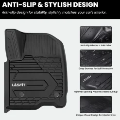 Fit for 2020-2026 GMC Sierra or Sierra Denali 2500HD 3500HD Floor Mats, Fit Carpet Floor Only