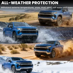 Fit for 2020-2026 GMC Sierra or Sierra Denali 2500HD 3500HD Floor Mats, Fit Carpet Floor Only