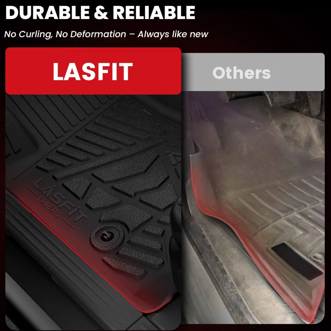 Fit for 2020-2026 GMC Sierra or Sierra Denali 2500HD 3500HD Floor Mats, Fit Carpet Floor Only