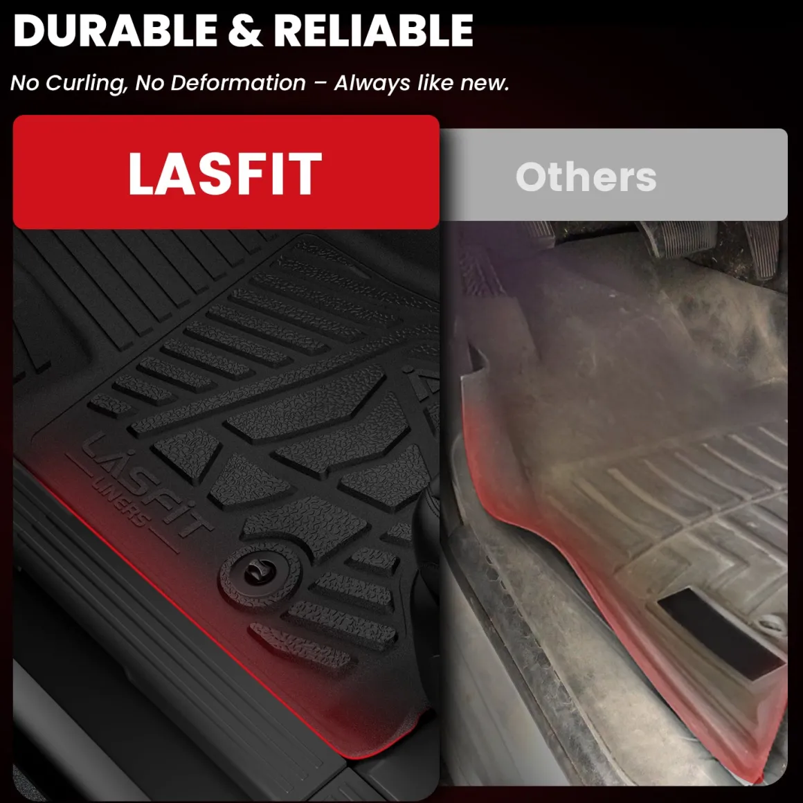 Fit for 2020-2026 GMC Sierra or Sierra Denali 2500HD 3500HD Floor Mats, Fit Carpet Floor Only