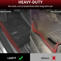 Fit for 2019-2026 GMC Sierra 1500 1st Row Floor Mats, Fit Bucket Seat & Carpet Floor Only, Not Fit 2019 Sierra LD
