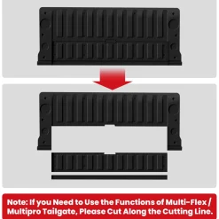 Fit for 2019-2026 GMC Sierra 1500 Truck Bed Mat or Tailgate Mat, Not Fit 2019 Sierra 1500 LD