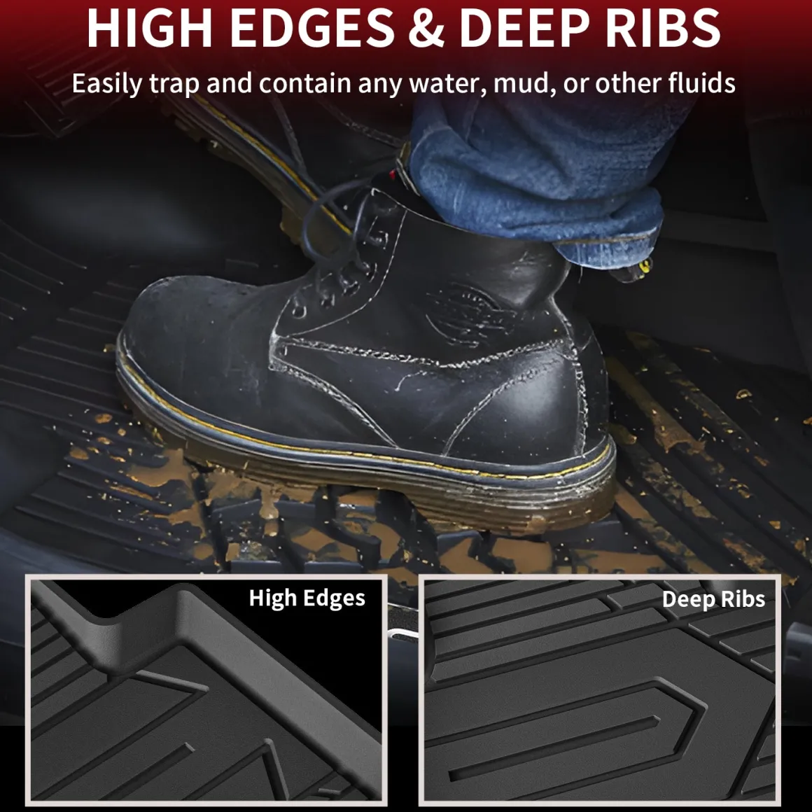 Fit for 2018-2024 GMC Terrain (Include Denali) Floor Mats or Cargo Mat