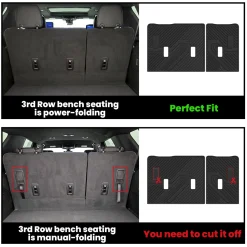 Fit for 2021-2026 GMC Yukon Floor Mats or Seatback & Cargo Mat, Not Fit Yukon XL