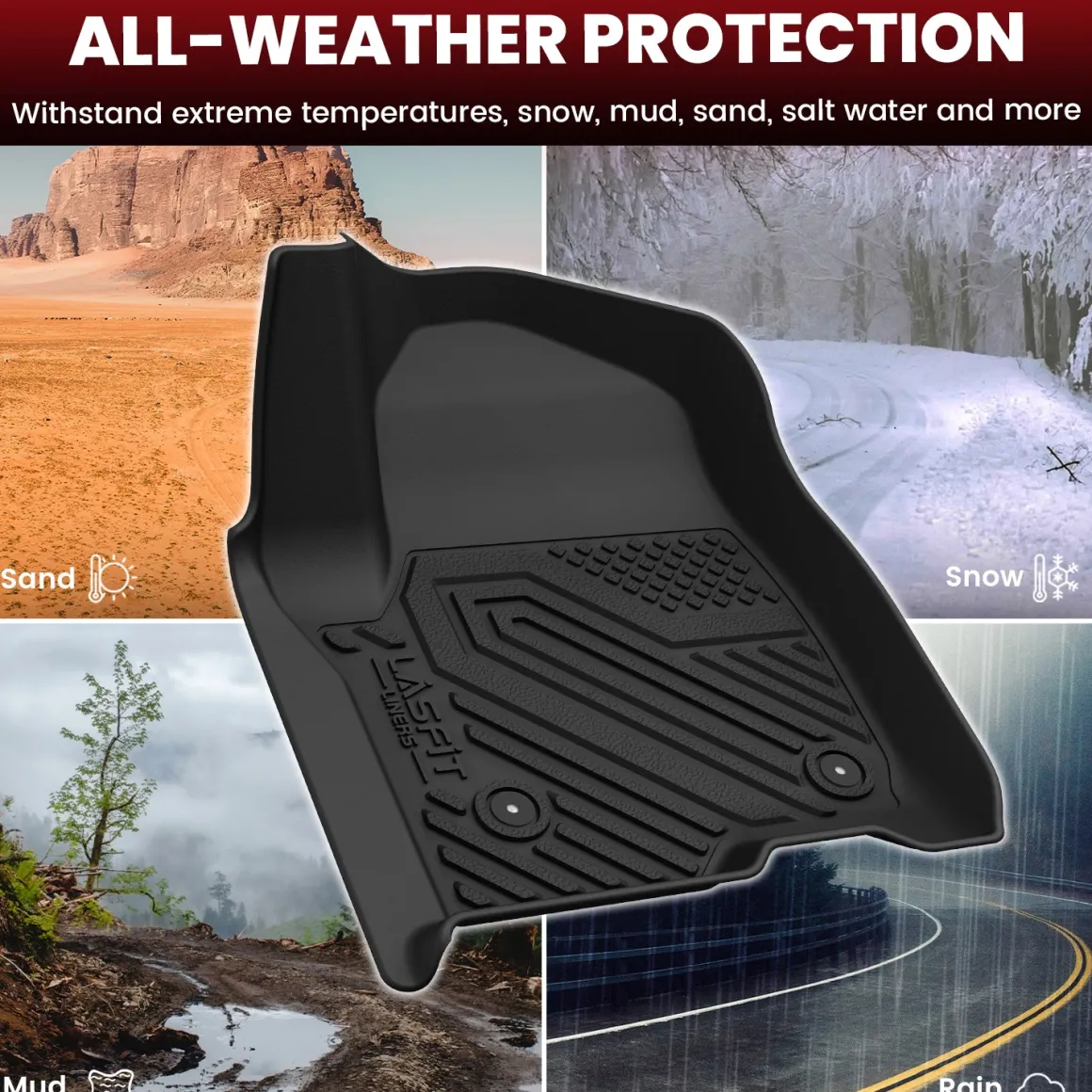 Fit for 2021-2026 GMC Yukon Floor Mats or Seatback & Cargo Mat, Not Fit Yukon XL