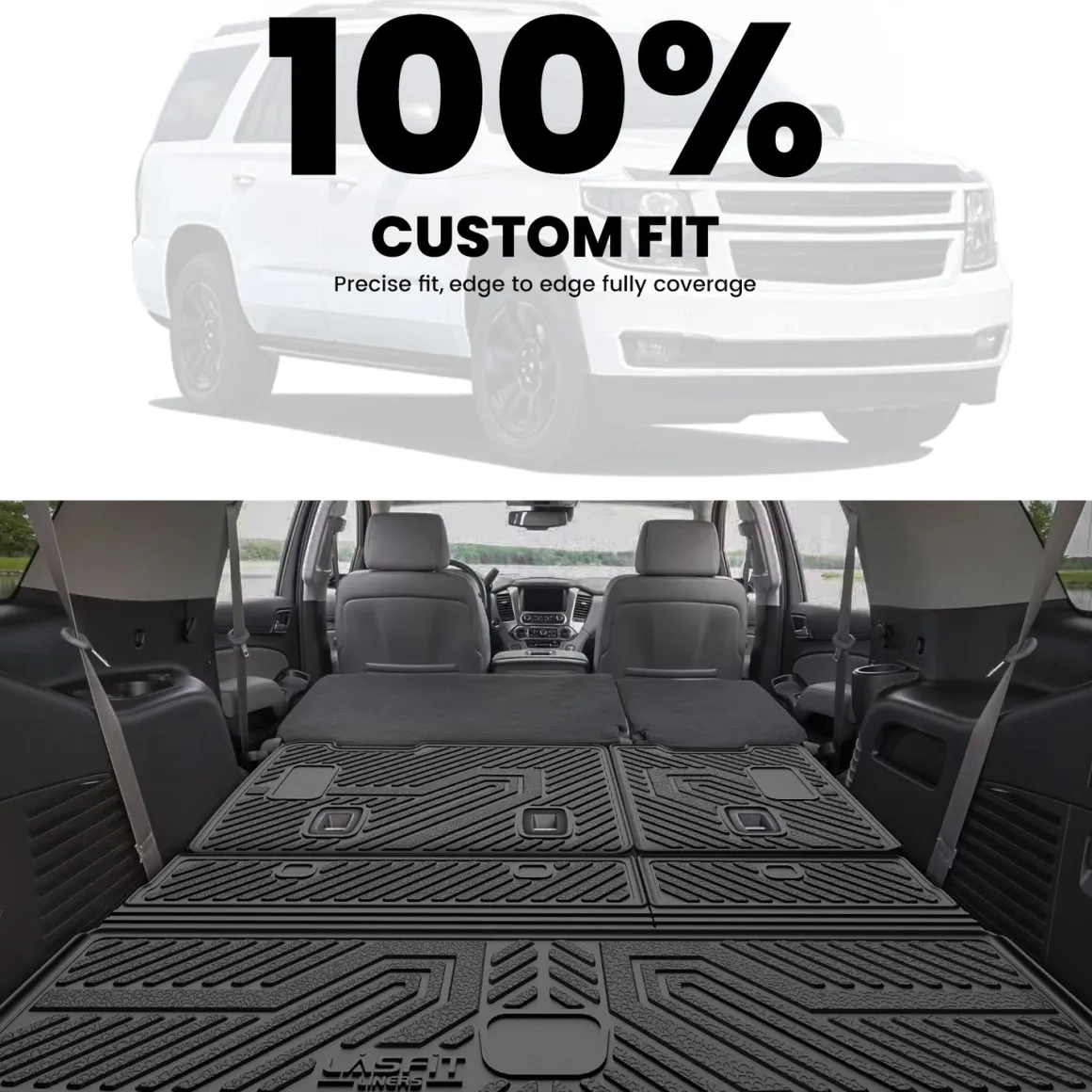 Fit for 2015-2020 GMC Yukon Floor Mats & Seatback & Cargo Mat