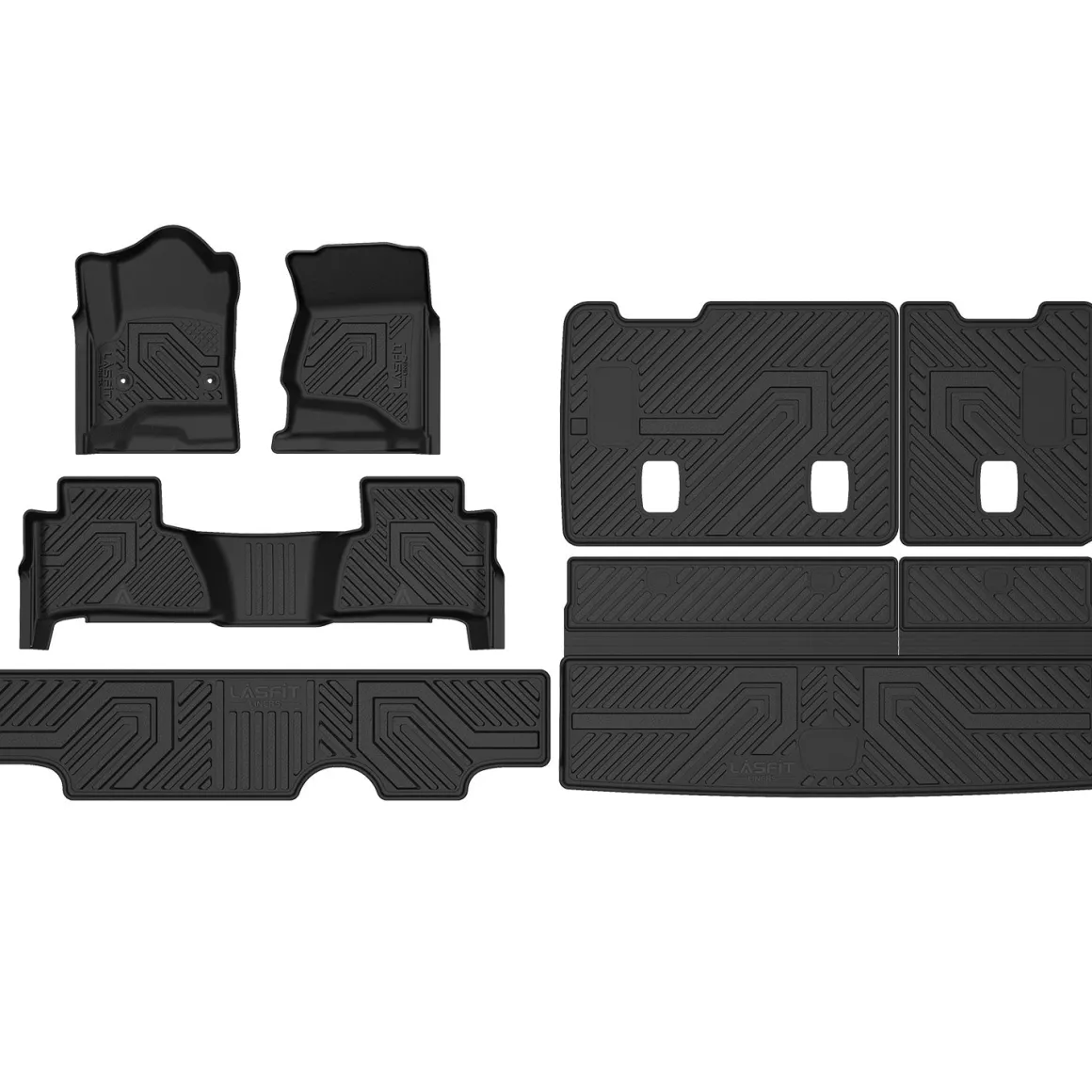 Fit for 2015-2020 GMC Yukon Floor Mats & Seatback & Cargo Mat