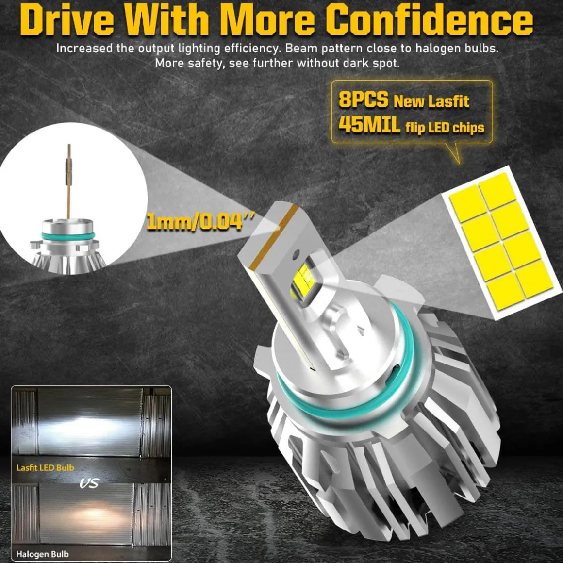Fit for 2015-2020 GMC Yukon The Brightest LED Bulbs Upgrade | Tested and Verified
