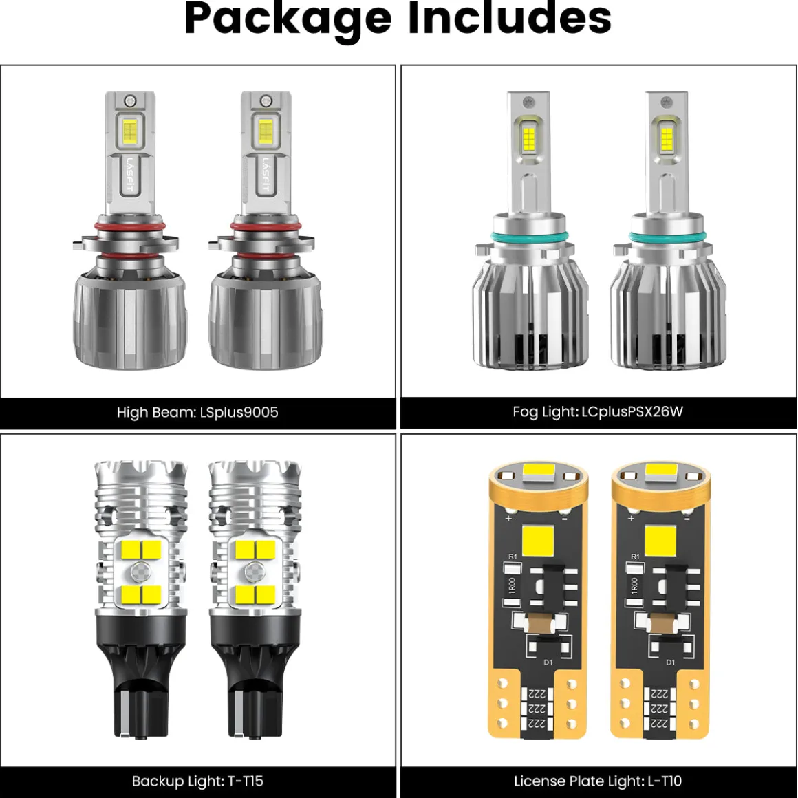 Fit for 2015-2020 GMC Yukon The Brightest LED Bulbs Upgrade | Tested and Verified