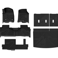 Fit for 2021–2026 GMC Yukon XL Floor & Cargo Mats Protection Set, Not Fit 9 Seats