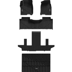 Fit for 2021–2026 GMC Yukon XL Floor & Cargo Mats Protection Set, Not Fit 9 Seats