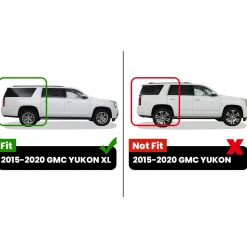 Fit for 2015-2020 GMC Yukon XL Floor Mats or Seatback & Cargo Mat