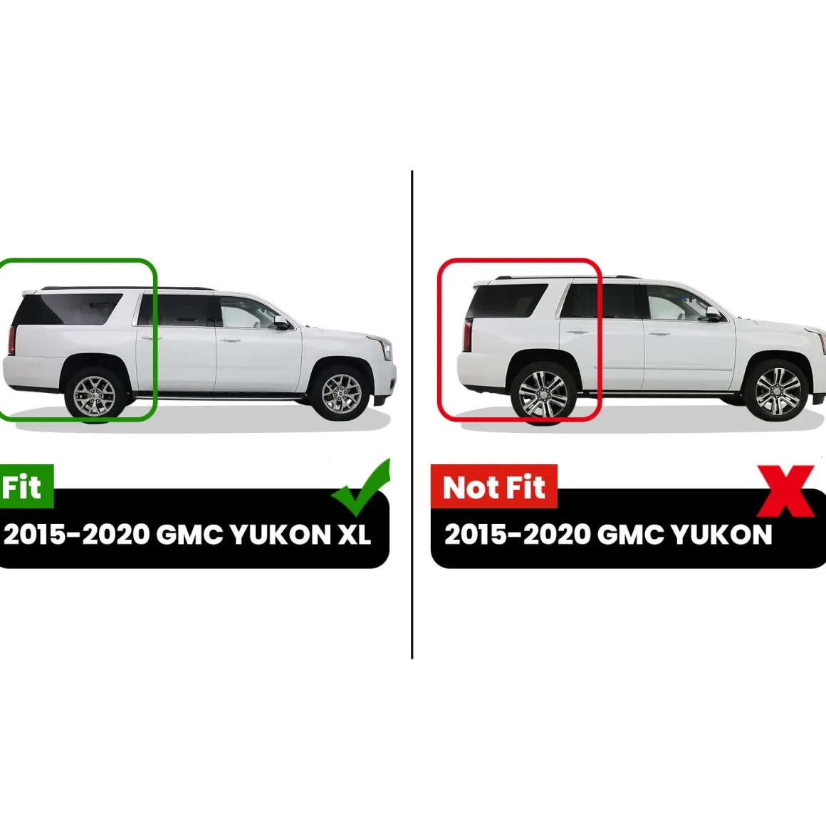 Fit for 2015-2020 GMC Yukon XL Floor Mats or Seatback & Cargo Mat