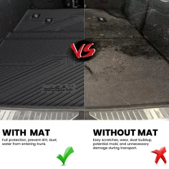 Fit for 2021–2026 GMC Yukon XL Individual Floor Mats or Cargo Mats, Not Fit 9 Seats