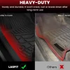 Fit for 2000-2006 GMC Yukon XL 1st & 2nd Row Floor Mats, Fit 2nd Row Bench Seat Only