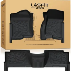 Fit for 2000-2006 GMC Yukon XL 1st & 2nd Row Floor Mats, Fit 2nd Row Bench Seat Only