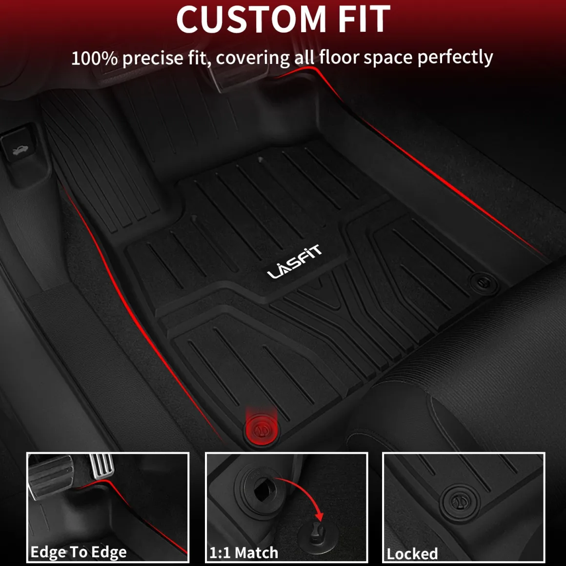 Fit for 2018-2022 Honda Accord Custom Floor Mats or Cargo Mat, Hybrid Model Included
