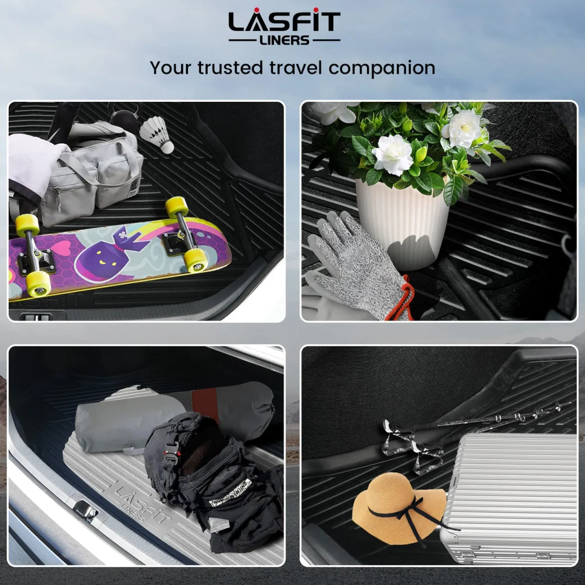 Fit for 2013-2017 Honda Accord Floor Mats or Cargo Mat, Fit Sedan Only
