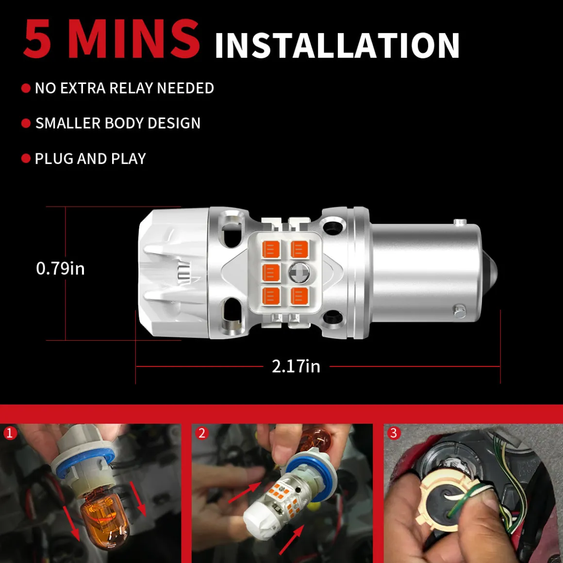 Fit for 2018-2022 Honda Accord LED Bulbs Upgrade
