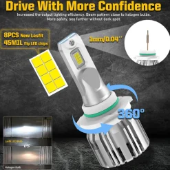 Fit for 2000-2007 Honda Accord LED Bulbs Upgrade