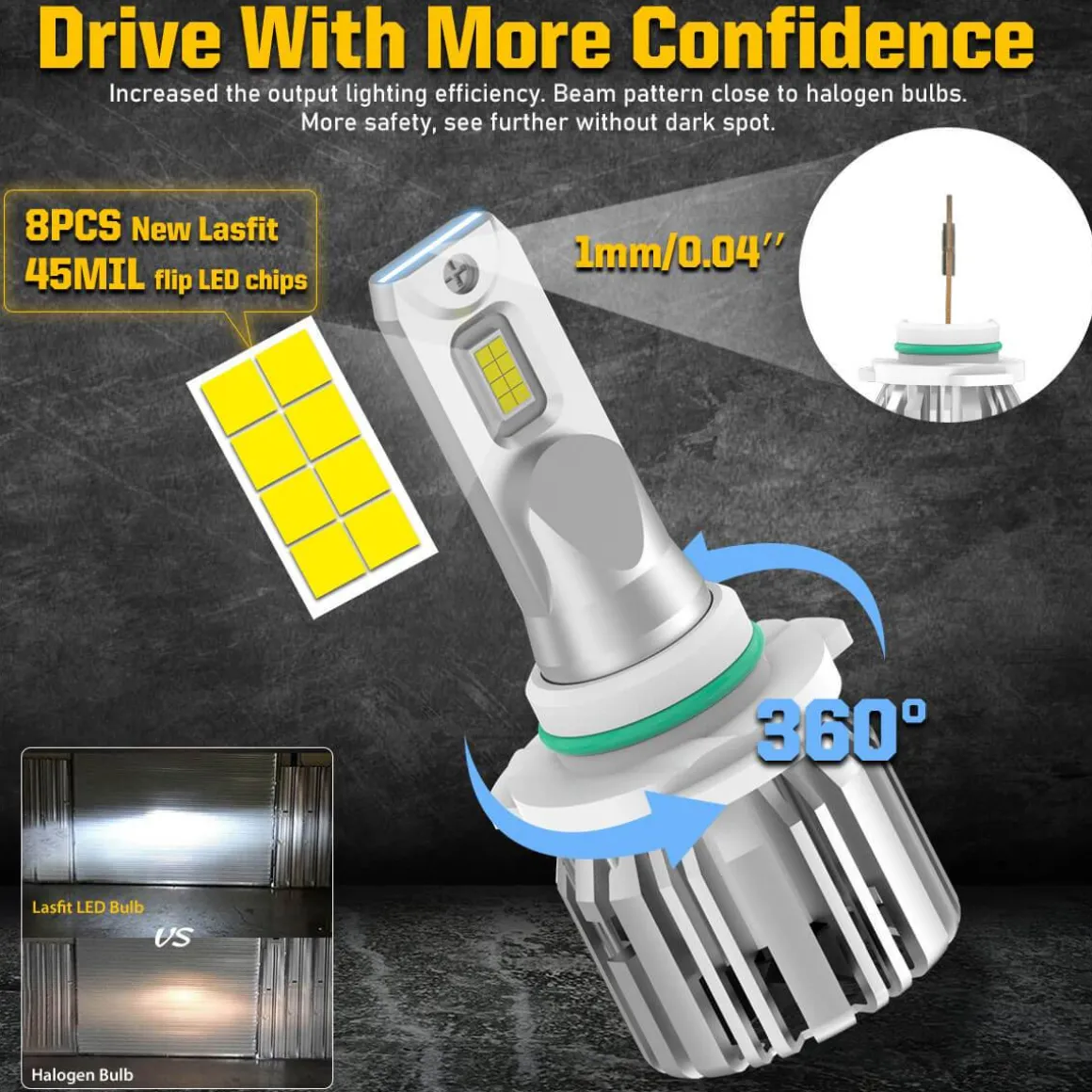 Fit for 2000-2007 Honda Accord LED Bulbs Upgrade