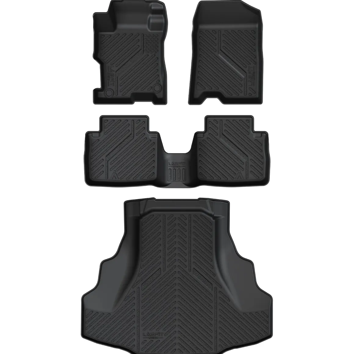 Fit for 2008-2012 Honda Accord 1st & 2nd Row Floor Mats or Cargo Mat, Only fit Sedan not fit Coupe