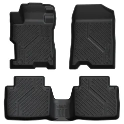 Fit for 2008-2012 Honda Accord 1st & 2nd Row Floor Mats or Cargo Mat, Only fit Sedan not fit Coupe