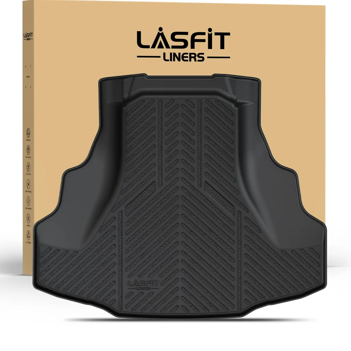 Fit for 2008-2012 Honda Accord 1st & 2nd Row Floor Mats or Cargo Mat, Only fit Sedan not fit Coupe