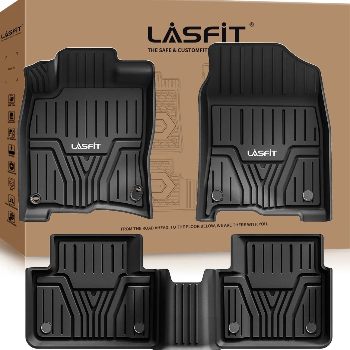 Fit for 2016-2021 Honda Civic Custom Floor Mats or Cargo Mat