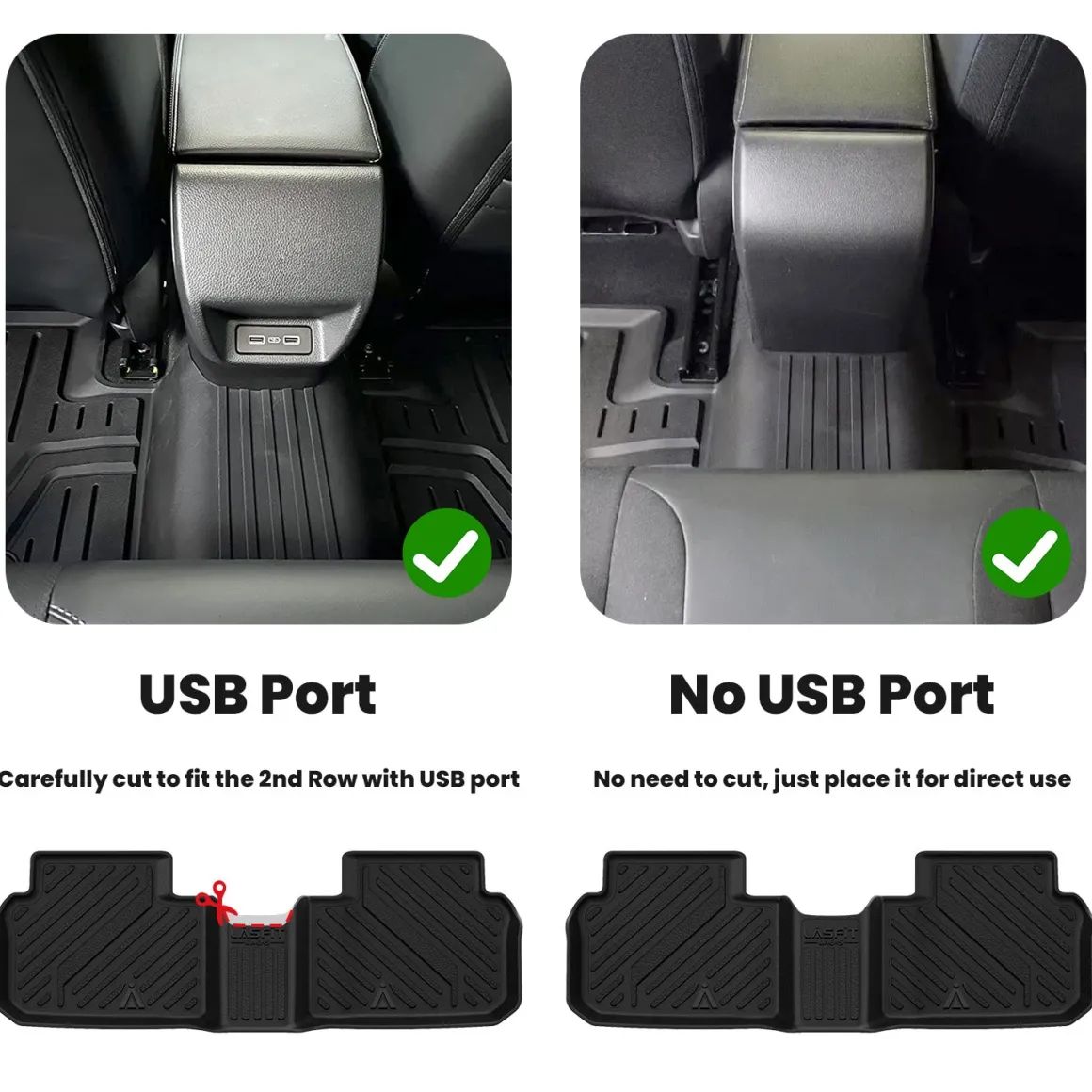 Fit for 2022-2026 Honda Civic Hatchback / Hatchback Hybrid Floor Mats or Cargo Mat