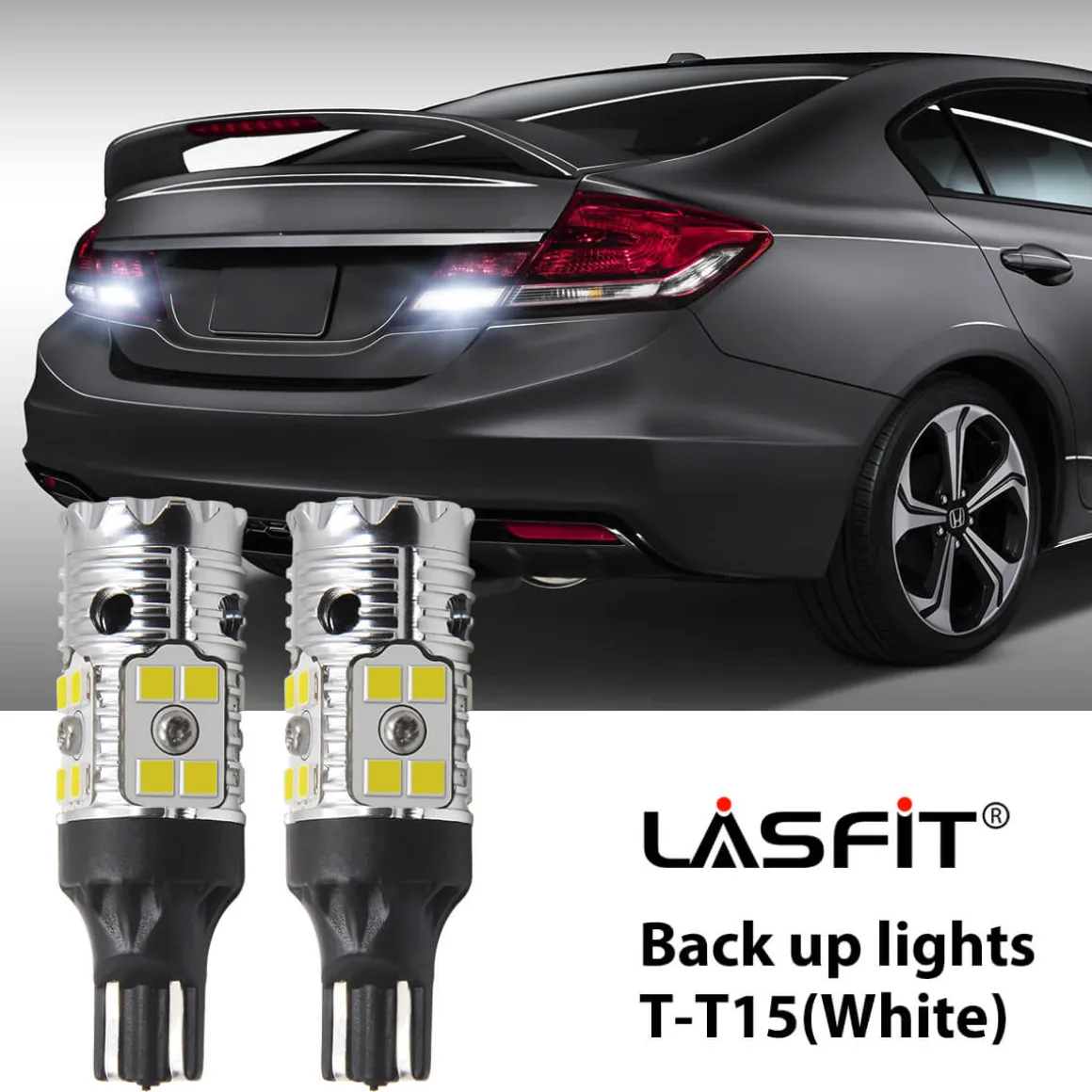 Fit for 2014-2015 Honda Civic LED Headlight Fog Exterior Interior Light Bulbs