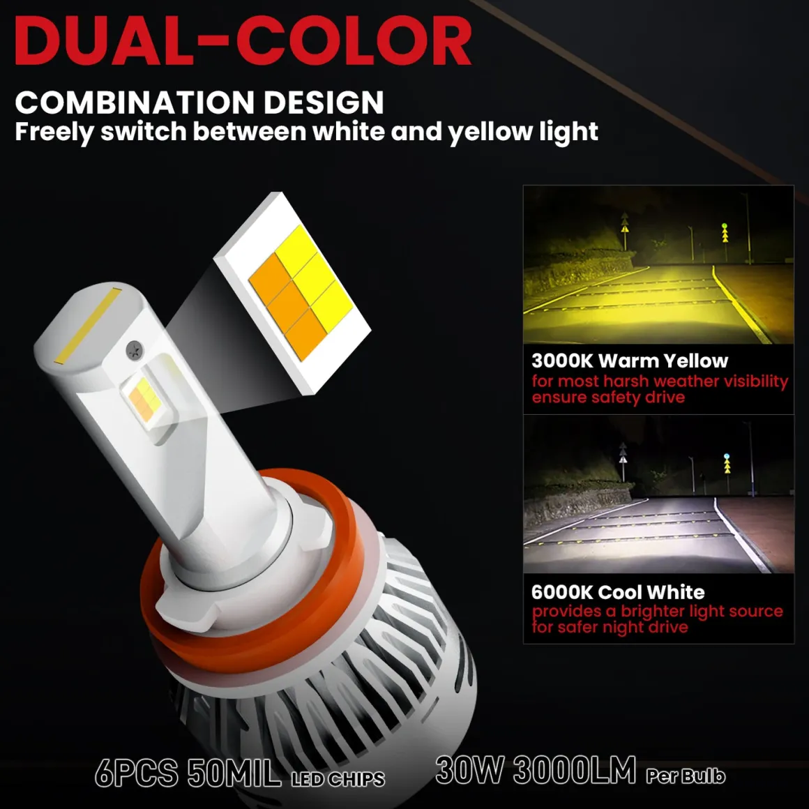 Fit for 2004-2013 Honda Civic LED Headlight Fog Exterior Interior Light Bulbs