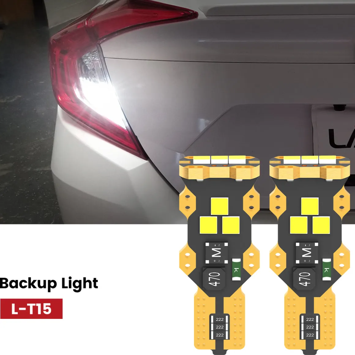 Fit for 2016-2021 Honda Civic Sedan Coupe Hatchback The Brightest LED Bulbs Upgrade | Tested and Verified