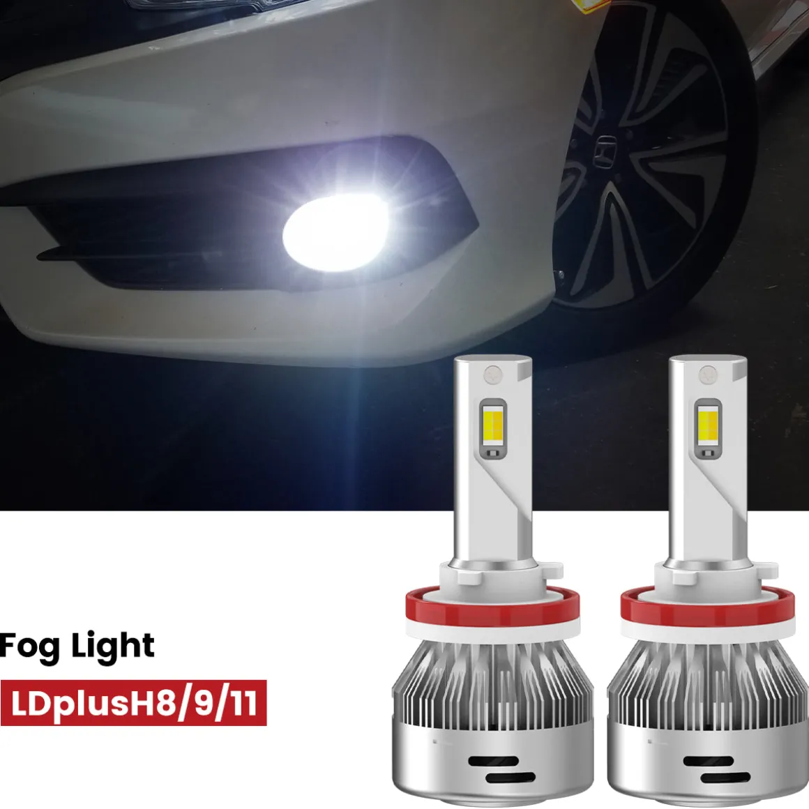 Fit for 2016-2021 Honda Civic Sedan Coupe Hatchback LED Bulbs Upgrade | Tested and Verified