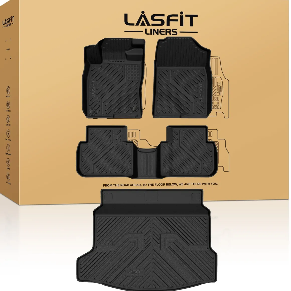 Fit for 2022-2026 Honda Civic Sedan Floor Mats or Cargo Mat(Include Type R)