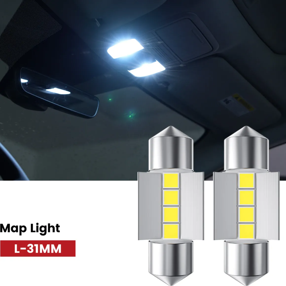 Fit for 2011-2013 Honda Odyssey The Brightest LED Bulbs Upgrade | Tested and Verified