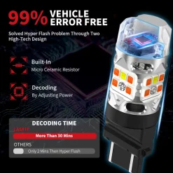 Fit for 2014-2017 Honda Odyssey The Brightest LED Bulbs Upgrade | Tested and Verified