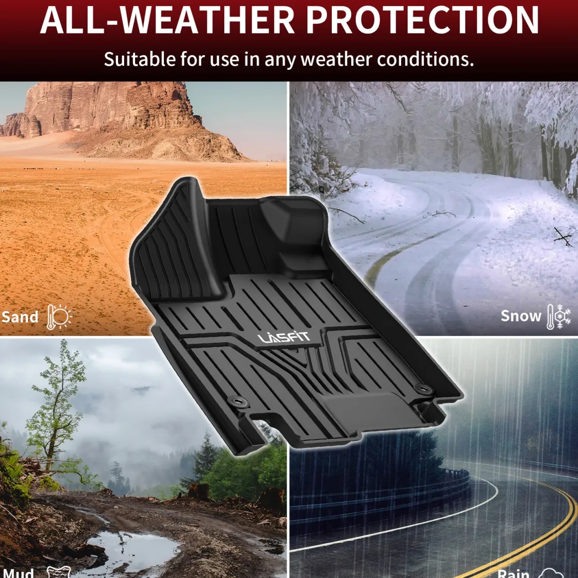 Fit for 2018-2026 Honda Odyssey TPE Custom Floor Mats or Rear Cargo Mat