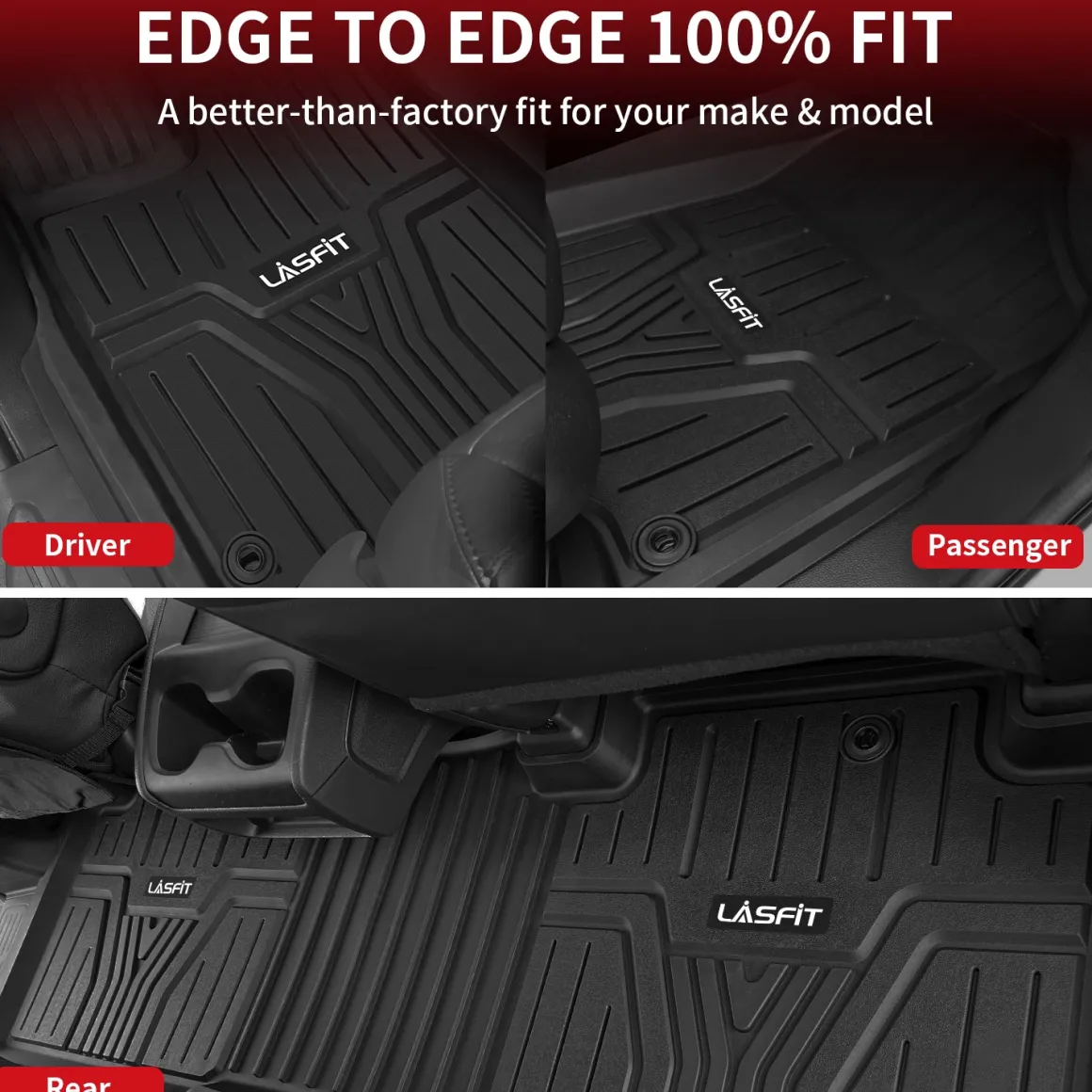 Fit for 2018-2026 Honda Odyssey TPE Custom Floor Mats or Rear Cargo Mat