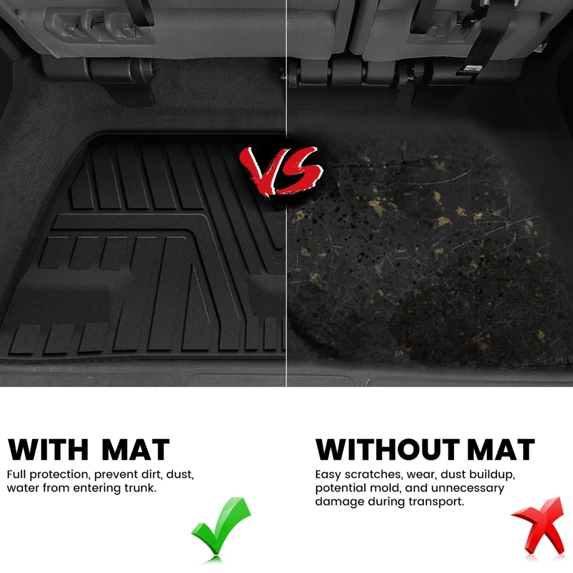 Fit for 2018-2026 Honda Odyssey TPE Custom Floor Mats or Rear Cargo Mat