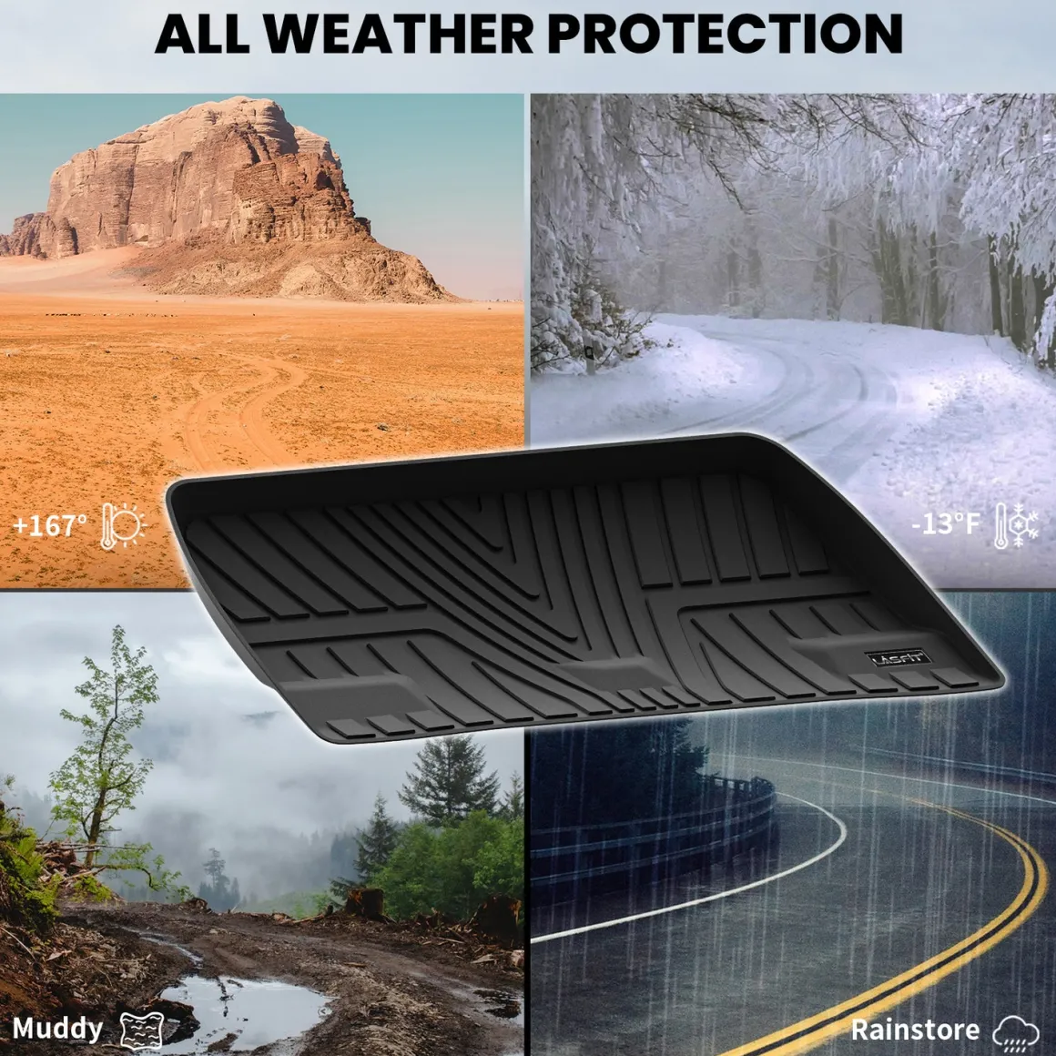 Fit for 2018-2026 Honda Odyssey TPE Custom Floor Mats or Rear Cargo Mat