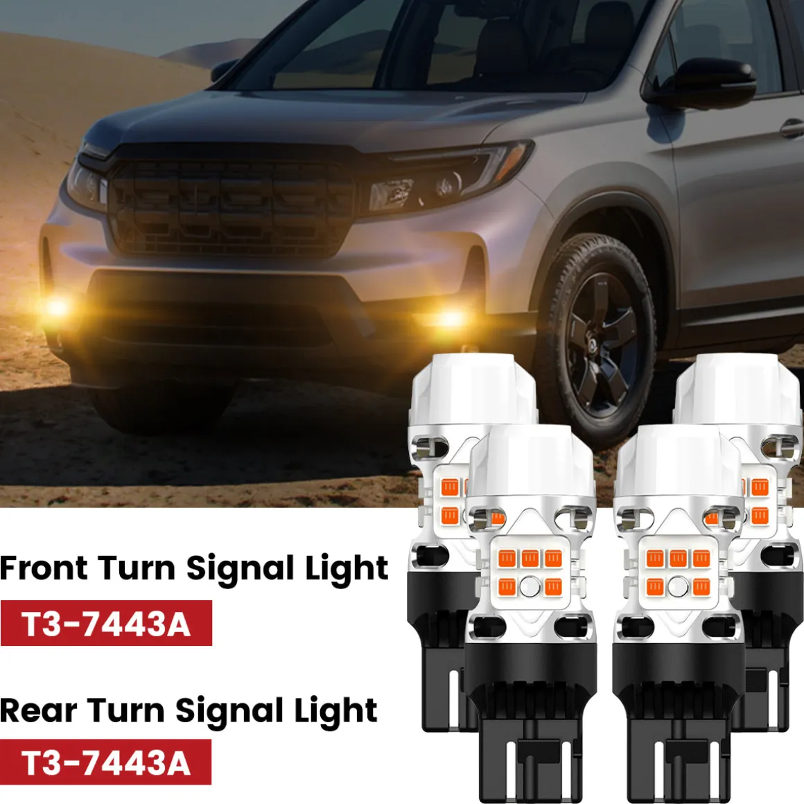 Fit for 2022-2025 Honda Passport The Brightest LED Bulbs Upgrade | Tested and Verified