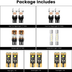 Fit for 2019-2021 Honda Passport The Brightest LED Bulbs Upgrade