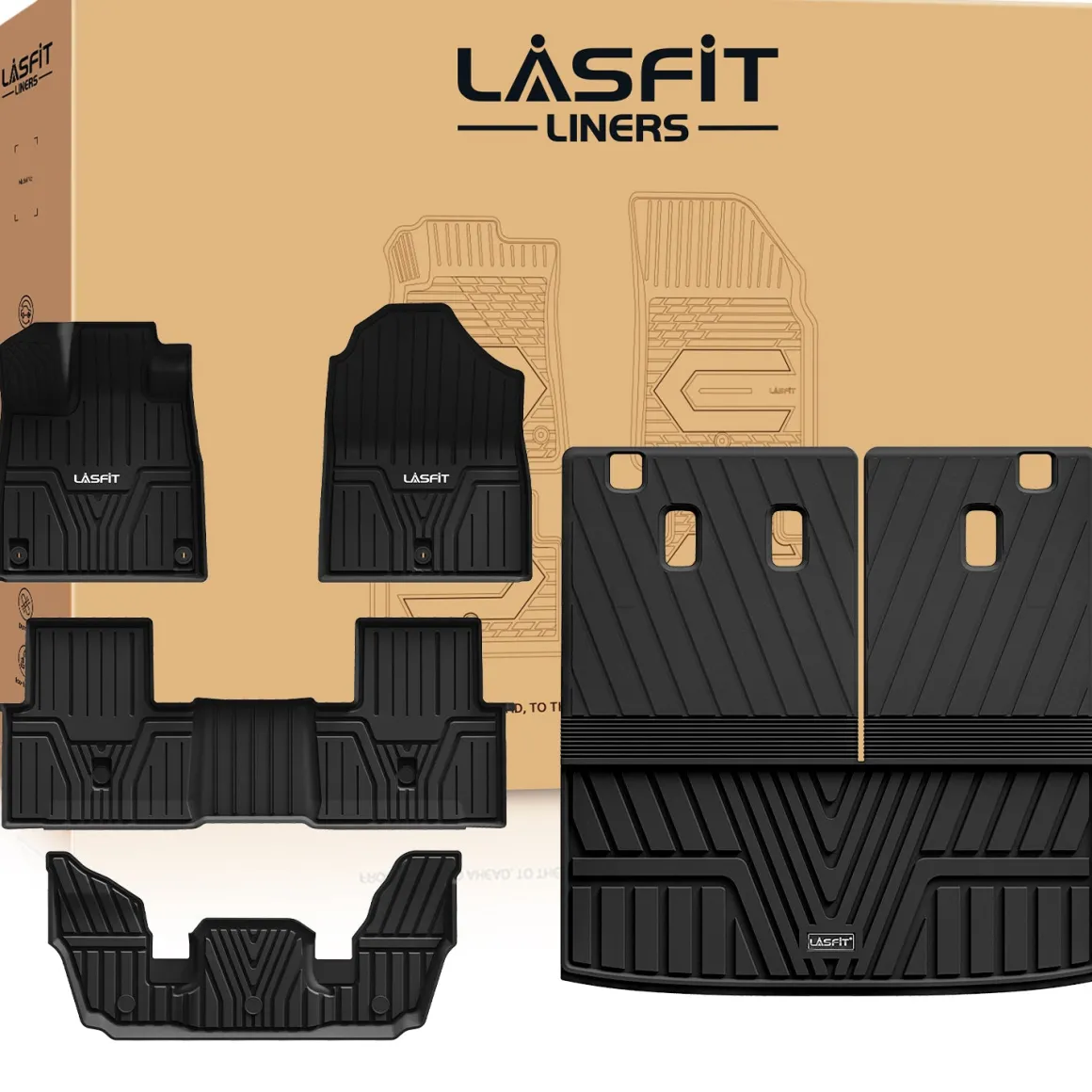 Fit for 2023-2026 Honda Pilot Custom TPE Floor Mats or Seatback & Cargo Mats